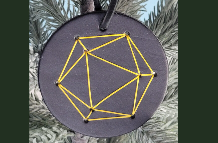 D20 dice ornament kit header