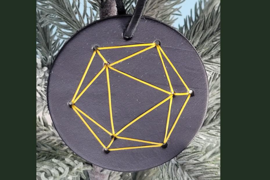 D20 dice ornament kit header